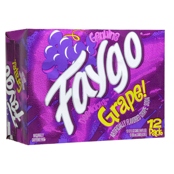 Faygo Grape · Refresco · 12 latas de 355 ml