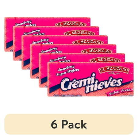 El Mexicano Creminieves Strawberry Sugar Galletas Fresa · Galletas · 6 pack de 213 g