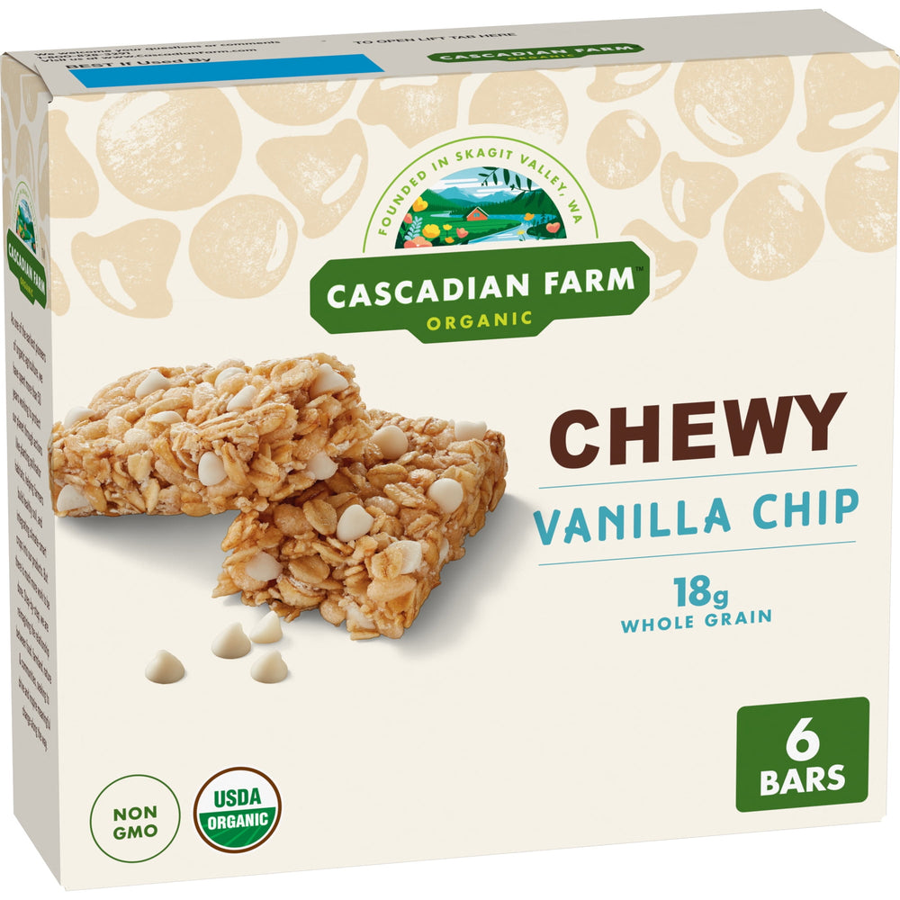 Cascadian Farm Organic Vanilla Chip 6 · Barras · 6 barras de 210 g