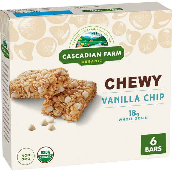 Cascadian Farm Organic Vanilla Chip 6 · Barras · 6 barras de 210 g