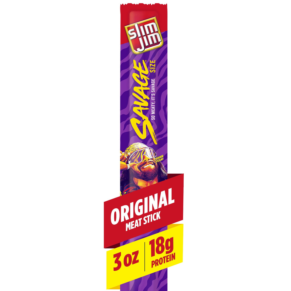 Slim Jim Savage Smoked Sticks Original · Carne seca · 85 g