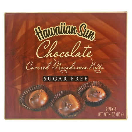Hawaiian Sun Choc Mac Nuts sin azúcar · Nueces
