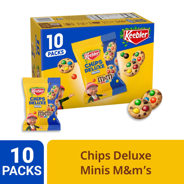 Keebler Deluxe Minis ’s Chocolate Chip · Galletas · 10 pzas de 28 g