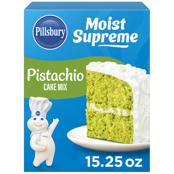 Pillsbury Moist Supreme Pistachio · Harina para pastel · 432 g · caja