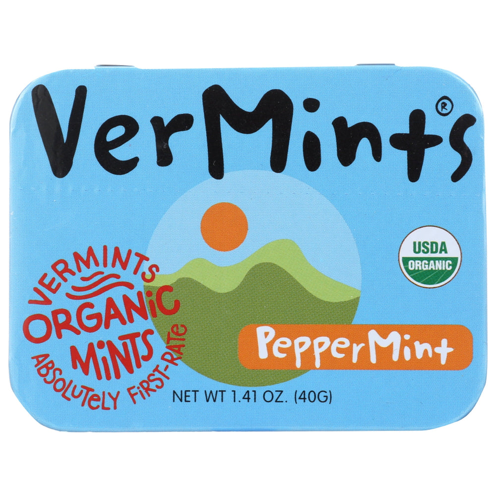 VerMints Organic PepperMint · Chicles y mentas · 6 pack de 40 g