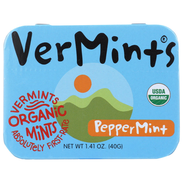 VerMints Organic PepperMint · Chicles y mentas · 6 pack de 40 g
