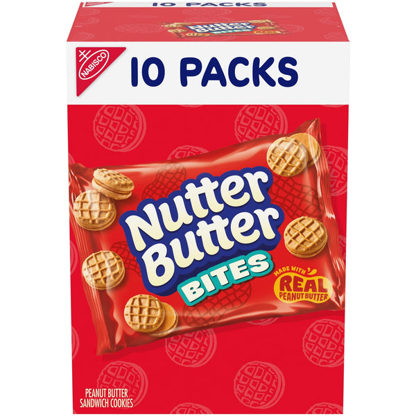 NUTTER BUTTER Bites Peanut Butter 10 · Galletas · 10 sobres