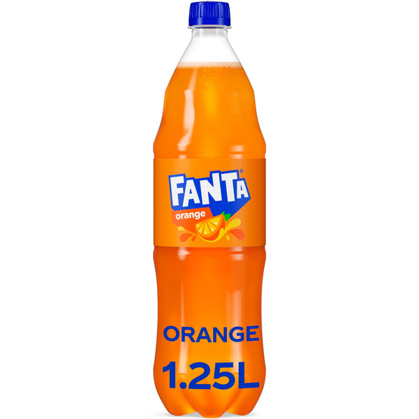 Fanta Orange Bottle 1.25 Liter · Refresco · botella