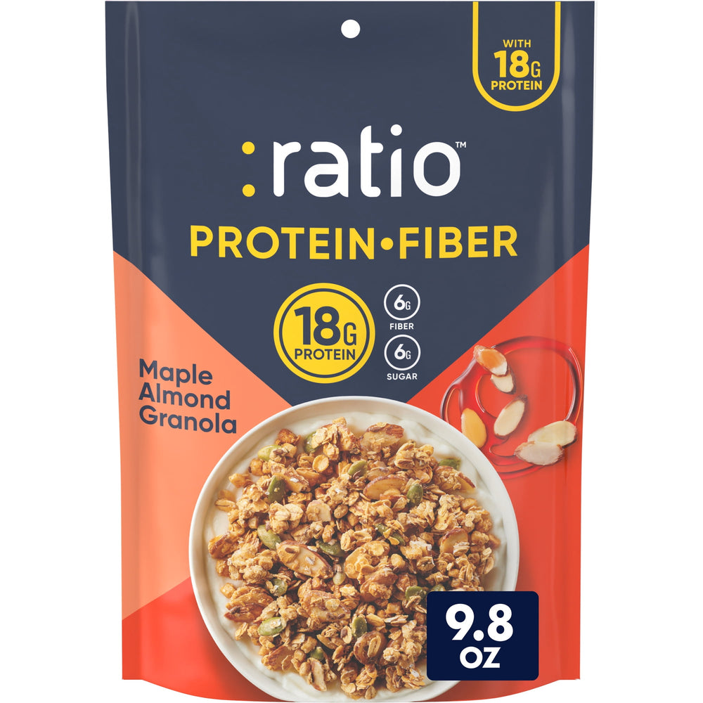 Ratio Protein Fiber Maple Almond · Granola · 278 g