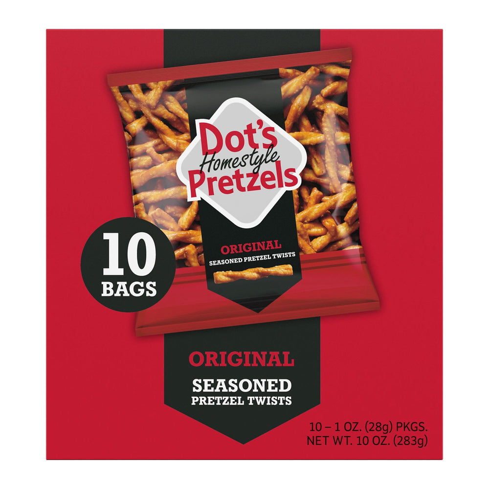 DOT'S Homestyle Original Seasoned Pretzel Twists · Pretzels · 10 pzas de 28 g
