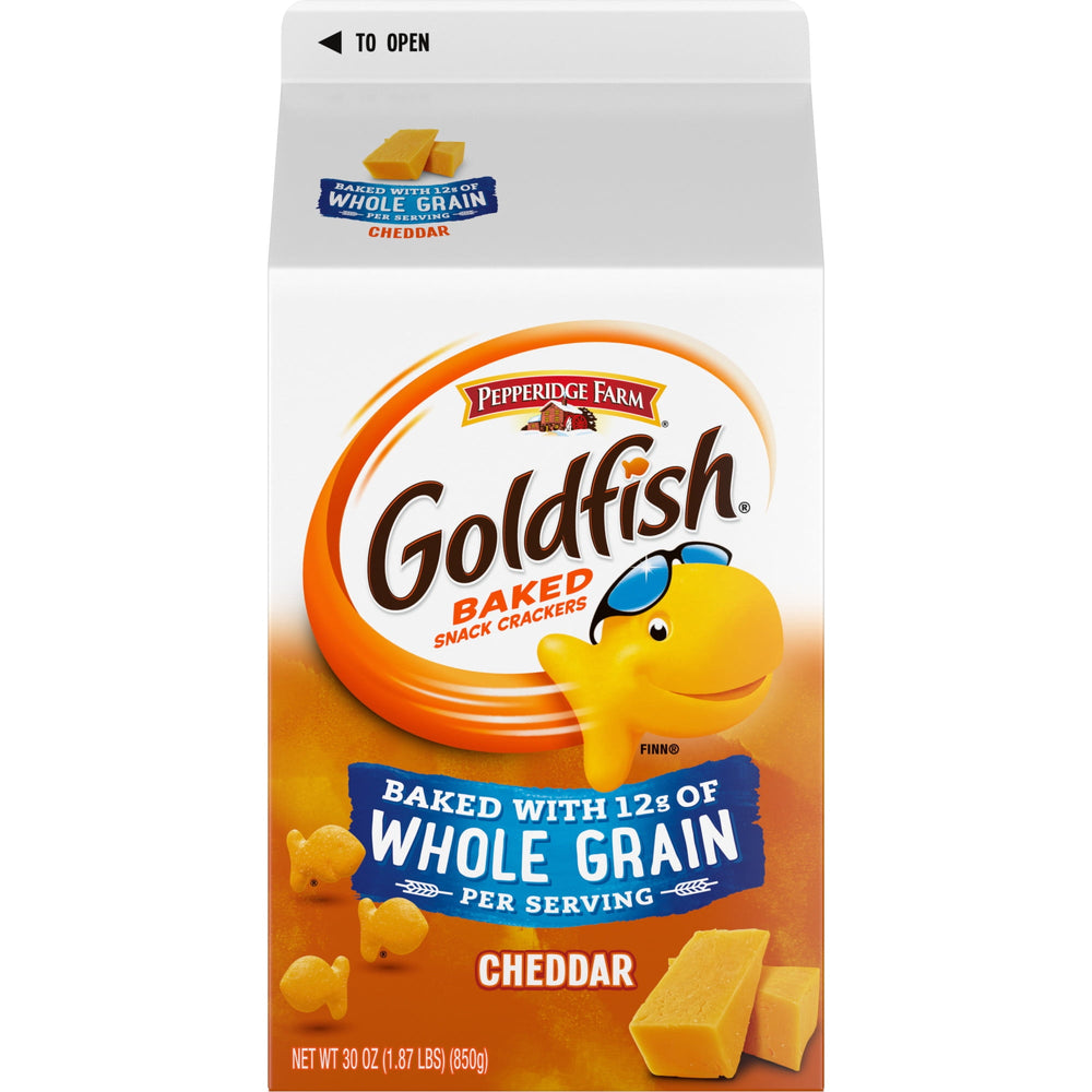 Pepperidge Farm Goldfish Cheddar · Galletas saladas · 850 g · caja