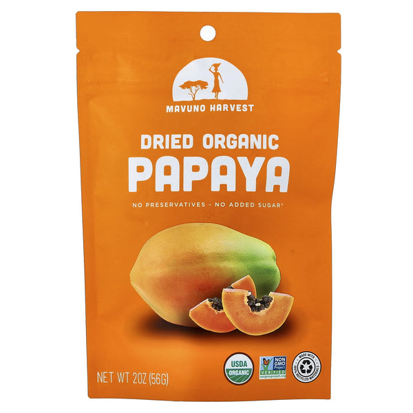 Mavuno Harvest - Organic Papaya · Fruta seca · 57 g