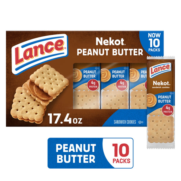 Lance Nekot Peanut Butter · Galletas
