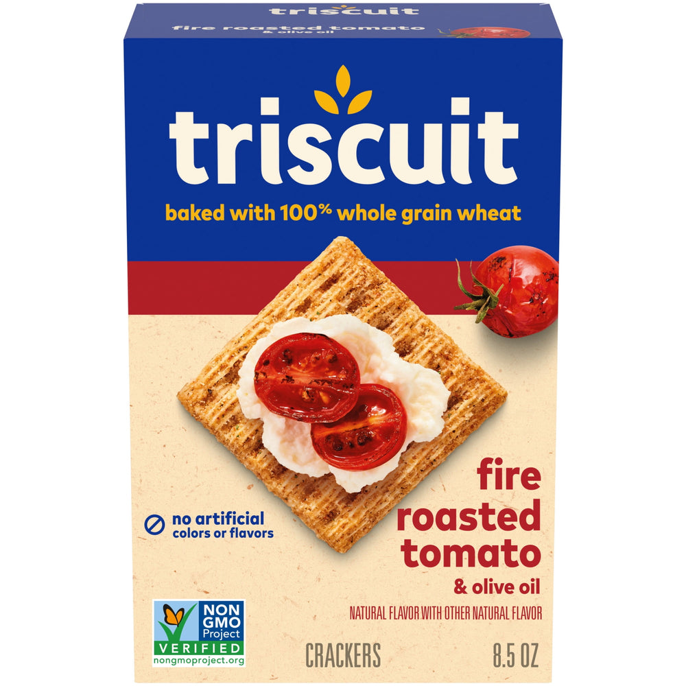 Triscuit Fire Roasted Tomato & Olive Oil Wheat · Galletas saladas · 241 g