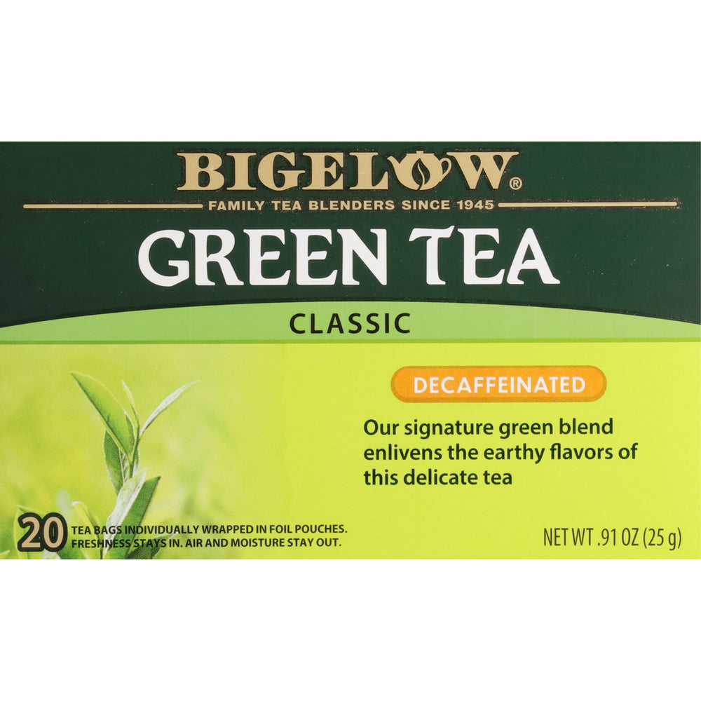 Bigelow Decaffeinated Green Tea · Té · 20 pzas