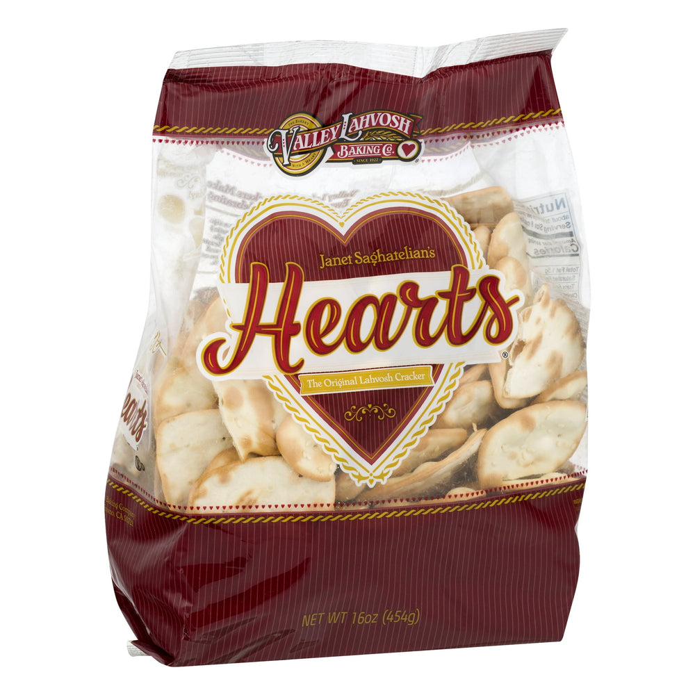Valley Lahvosh Heart Cracker Original · Galletas saladas · 10 pzas de 454 g