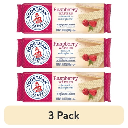 Voortman Raspberry · Galletas · 3 pack de 301 g