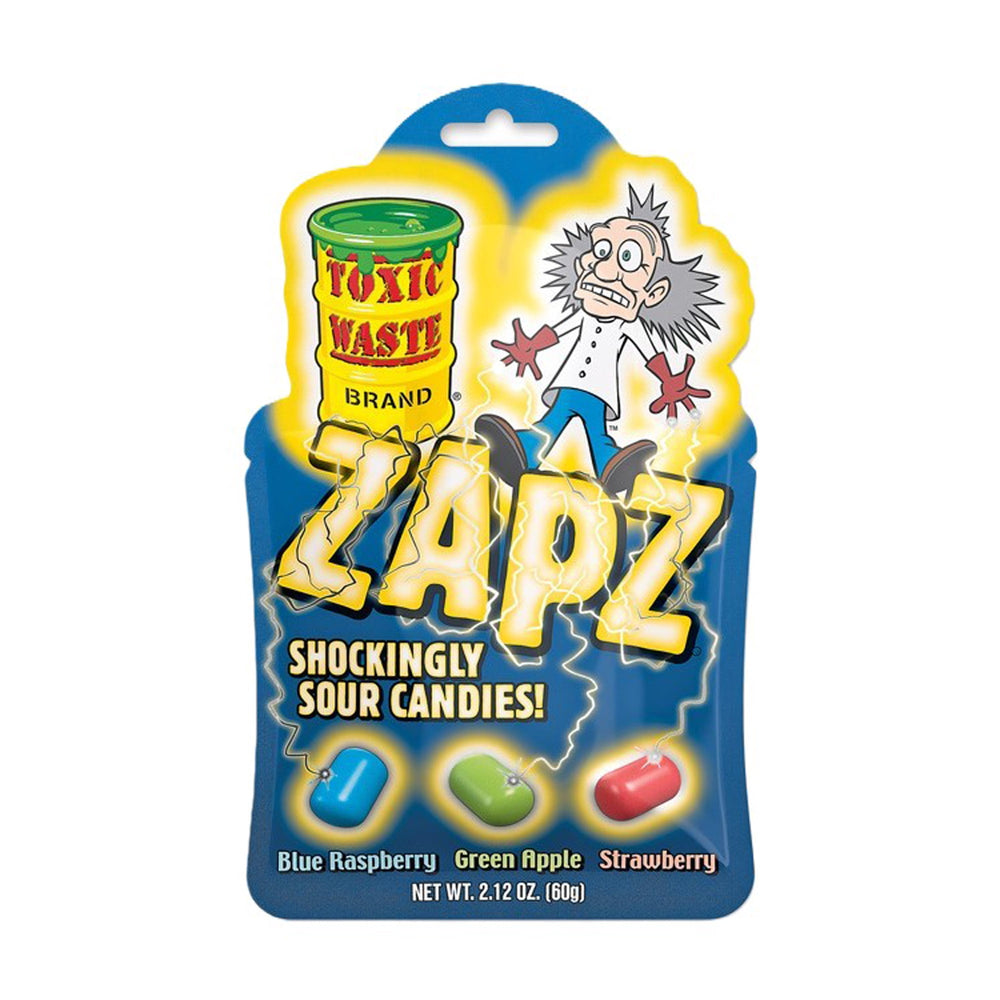 ZAPZ® Shockingly Sour Candies Blue Raspberry · Caramelos · 60 g