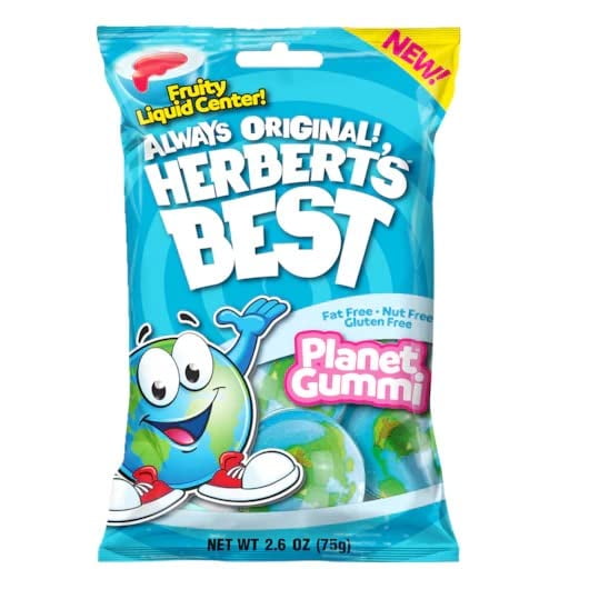 Herbert’s Best Planet Gummi Liquid-Filled 3D Fruity · Gomitas