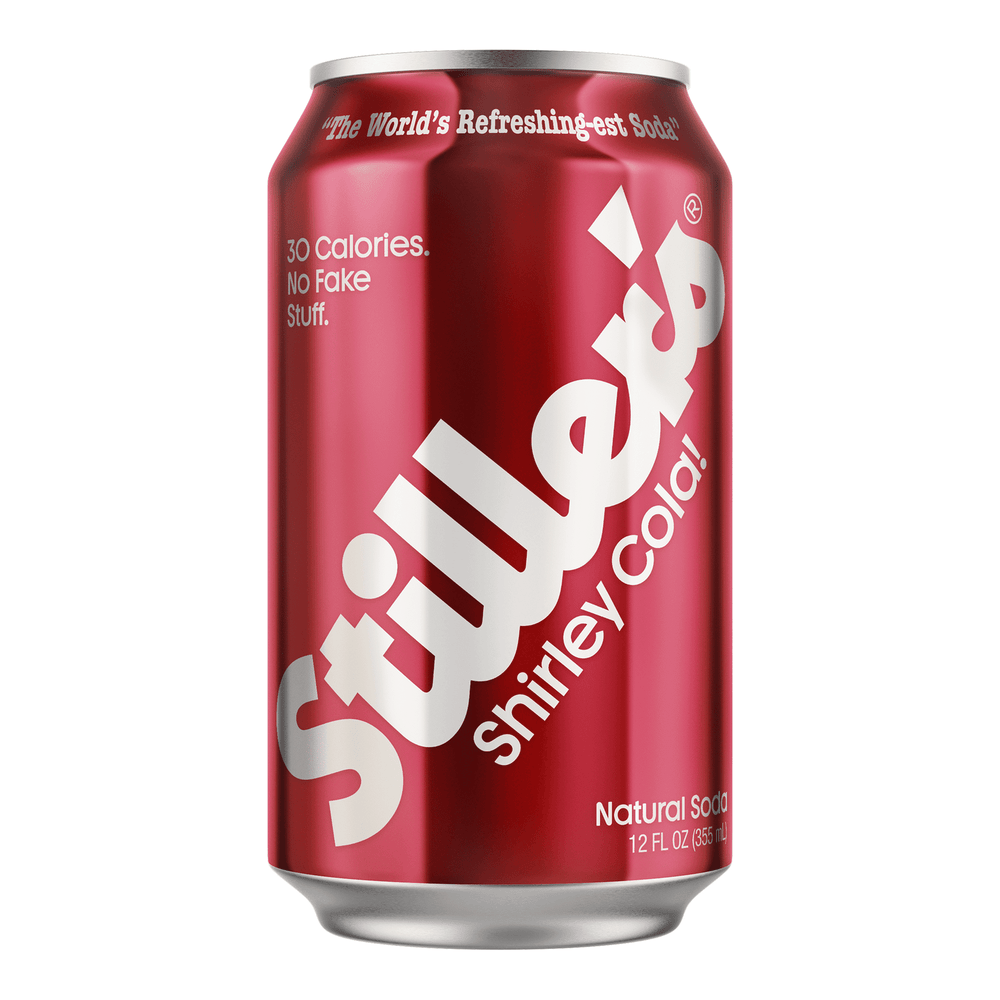 Stiller's Shirley Cola Natural Soda · Refresco · 355 ml · lata