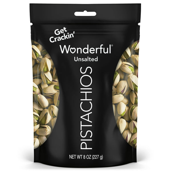 Wonderful Pistachios In-Shell Unsalted Nuts · Nueces · 227 g · bolsa