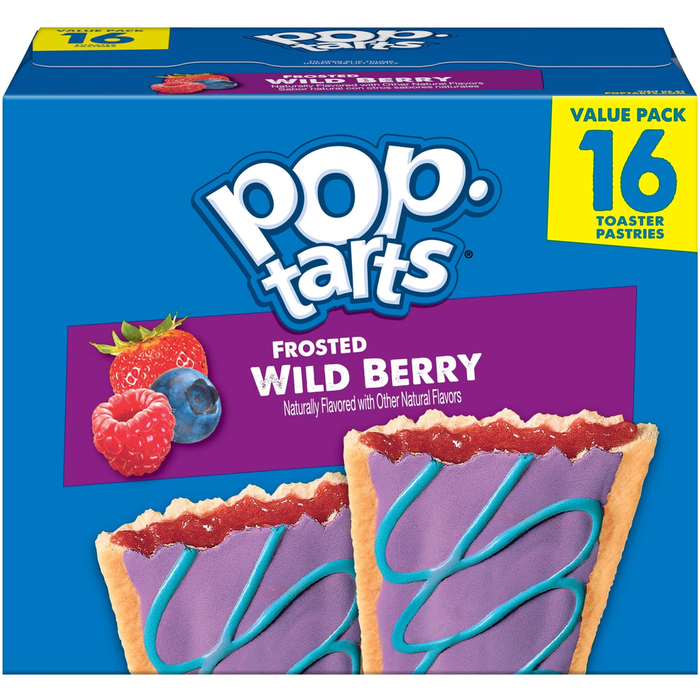 Pop-Tarts Frosted Wild Berry · Pastelitos · 16 pzas · 765 g