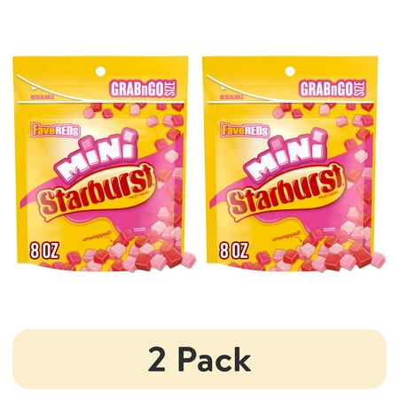 Starburst Favereds Minis Fruit Grab N Go · Caramelos · 2 pack de 227 g