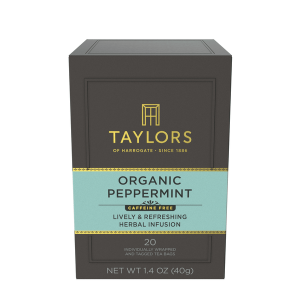 Taylors of Harrogate Organic Peppermint Herbal Tea 20 · Té