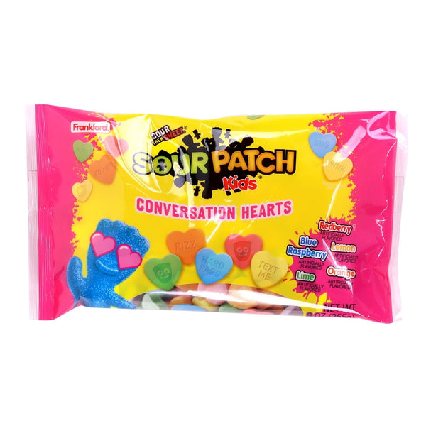 Frankford Sour Patch Kids Conversation Hearts Laydown · Caramelos · bolsa