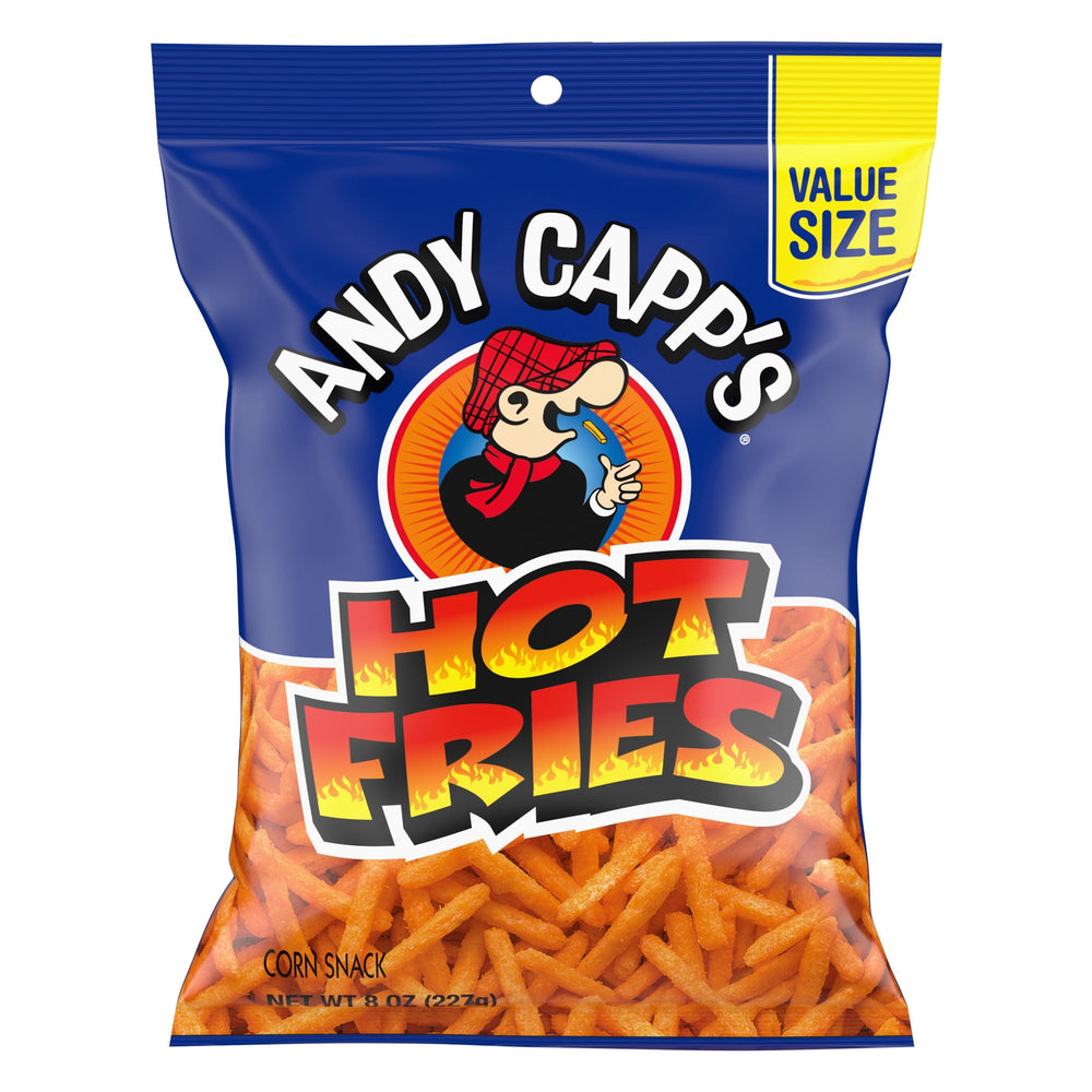Andy Capp's Big Bag Hot Fries Corn & Potato · Papas · 227 g · bolsa