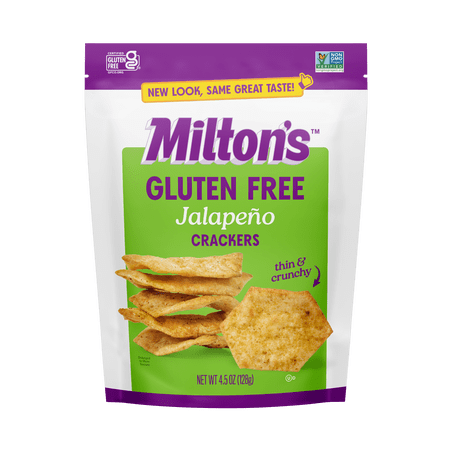 Milton's - Jalapeno Gluten Free · Galletas saladas · 128 g · bolsa