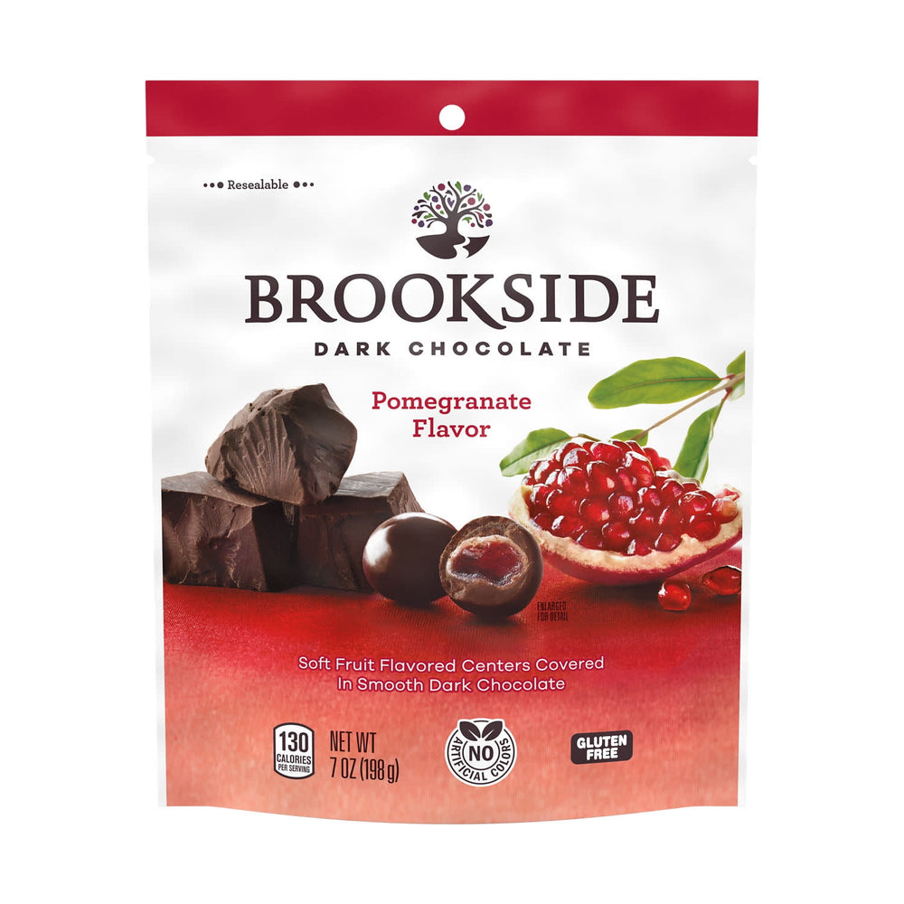 Brookside Dark Chocolate and Pomegranate Snacking · Caramelos · 198 g · bolsa