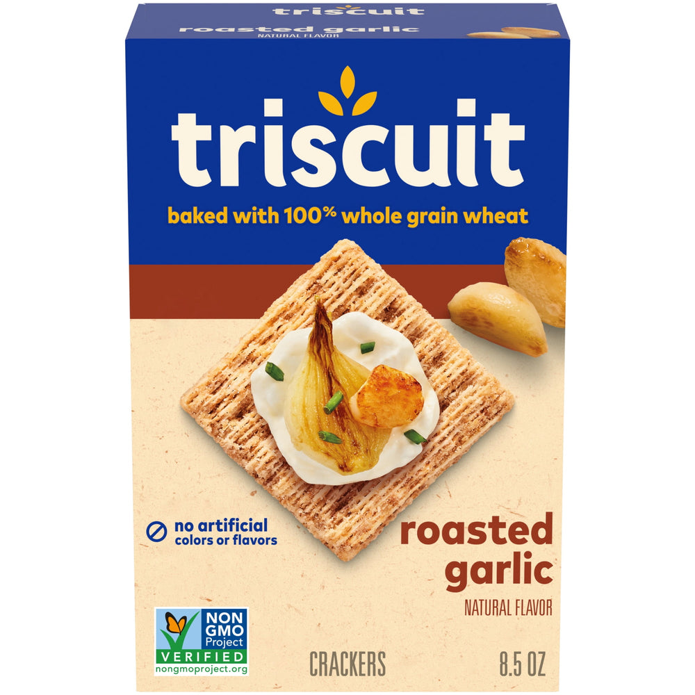 Triscuit Roasted Garlic Wheat · Galletas saladas · 241 g