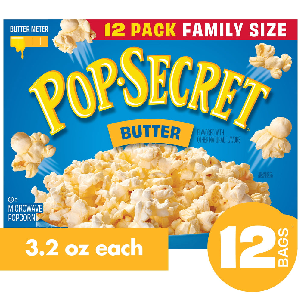 Pop Secret Butter · Palomitas · 12 pzas de 91 g