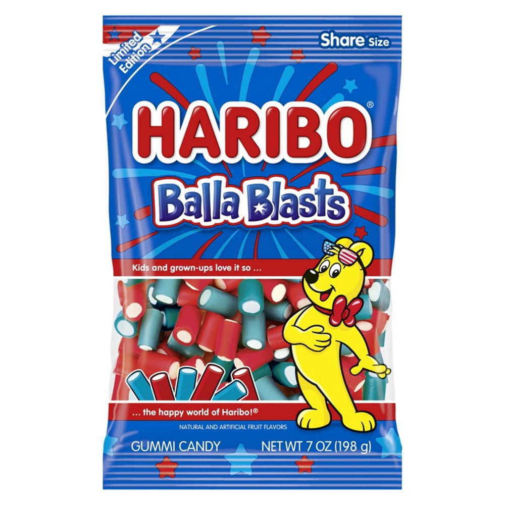HARIBO Balla Blasts · Gomitas · 198 g · bolsa · tamaño para compartir