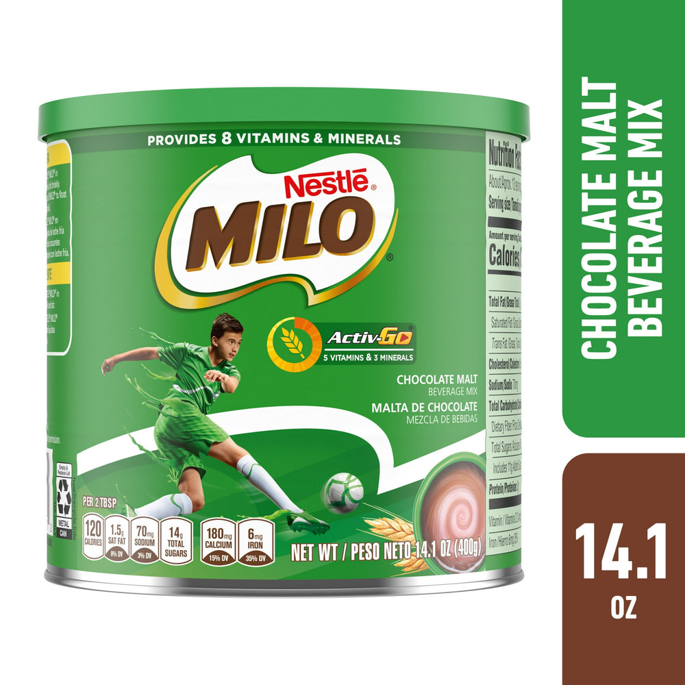 Nestle Milo Active Go Chocolate Malt Powder · Polvo para agua · 400 g