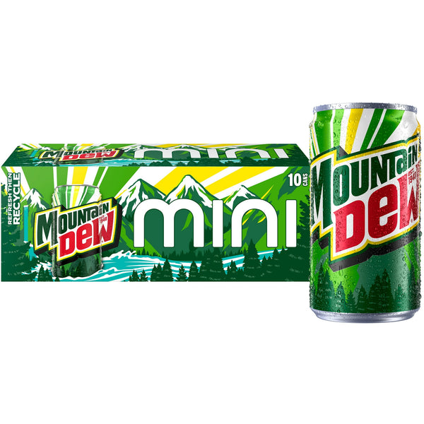 PR Mountain Dew Citrus Mini · Refresco · 10 latas de 222 ml