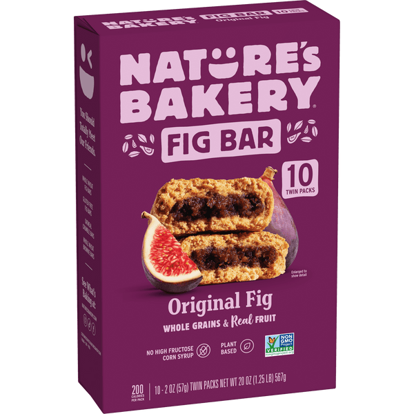 Nature's Bakery Original Fig 10 Twin · Pastelitos · 57 g