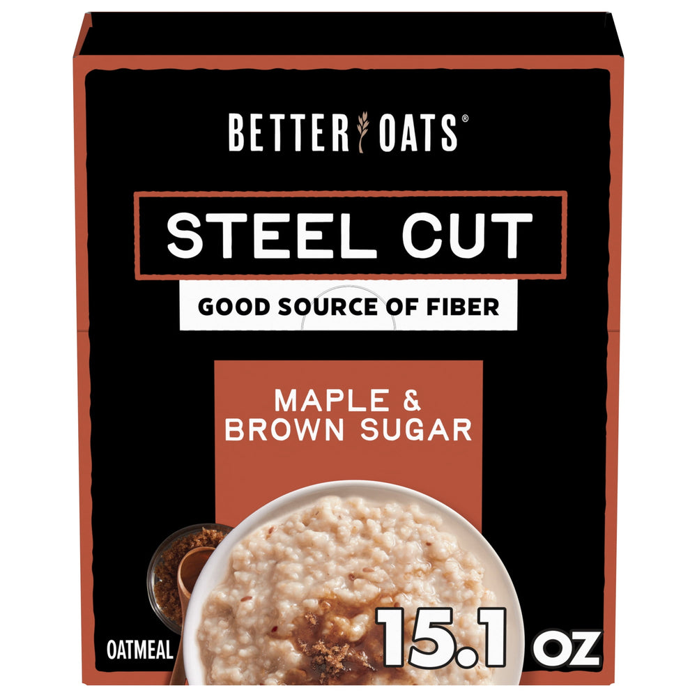 Better Oats Maple & Brown Sugar Instant · Cereal · 10 sobres de 428 g