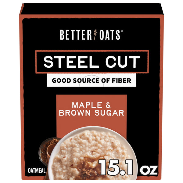 Better Oats Maple & Brown Sugar Instant · Cereal · 10 sobres · 428 g