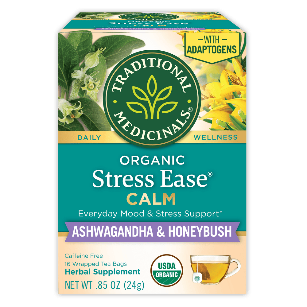 Traditional Medicinals Tea Organic Stress Ease Calm · Té · 16 pzas
