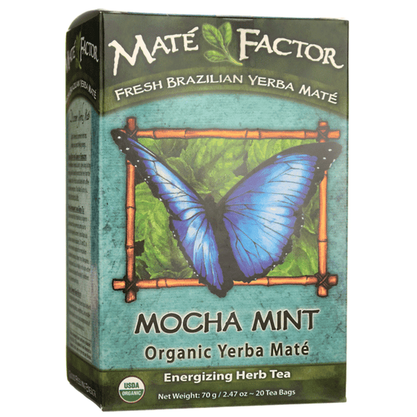 Mate Factor Mocha Mint Organic Yerba Mate · Chicles y mentas · 20 pzas