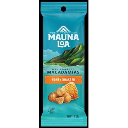 Mauna Loa Dry Roasted Honey Roasted Macadamias · Surtido · 28 g