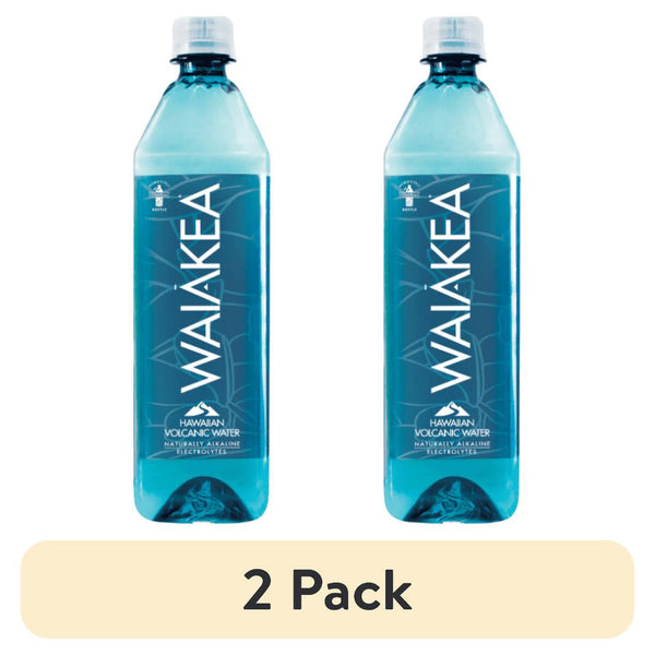 Waiakea Bottled Water Hawaiian Volcanic Alkaline Water · Bebida · 2 botellas