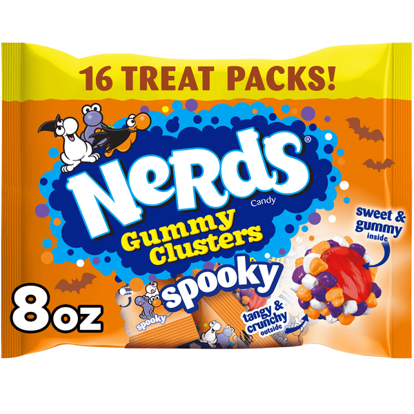 Nerds Spooky Gummy Clusters Trick-or-Treat Halloween · Gomitas · 16 pzas de 227 g