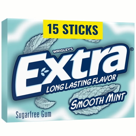 Extra Smooth Mint Single Pack - 15 Stick Sugar Free · Chicles y mentas