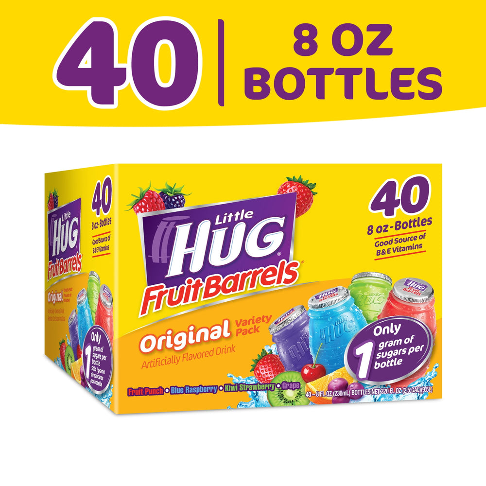 Little HUG Fruit Barrels Original · Bebida · 40 pzas · 237 ml