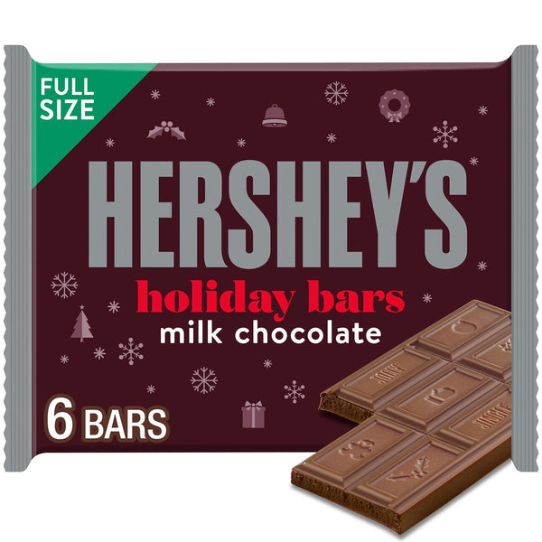 Hershey's Milk Chocolate Christmas · Caramelos · 6 pzas de 44 g