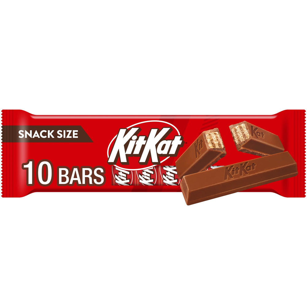 Kit Kat Milk Chocolate Wafer & Miniatures . · Galletas · 10 pzas · 1.39 kg · tamaño snack
