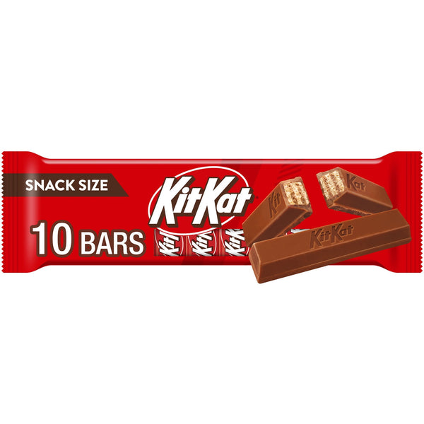 Kit Kat Milk Chocolate Wafer & Miniatures . · Galletas · 10 pzas · 1.39 kg · tamaño snack